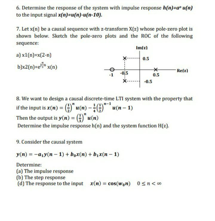 Answered 1 Determine Z Transform Including Bartleby