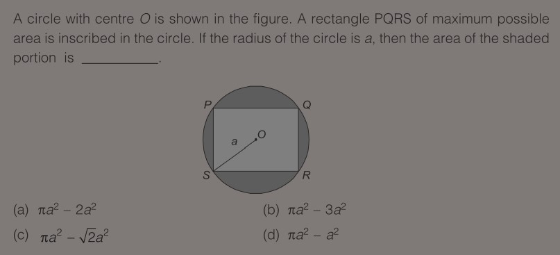 Answered A Circle With Centre O Is Shown In The Bartleby