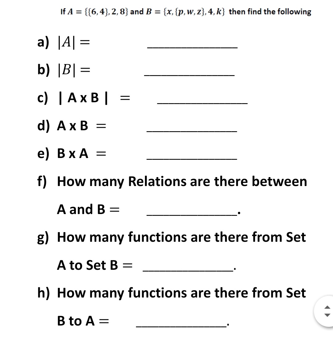 Answered If A 6 4 2 8 And B X P W Bartleby