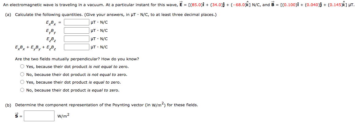 Answered An Electromagnetic Wave Is Traveling In Bartleby