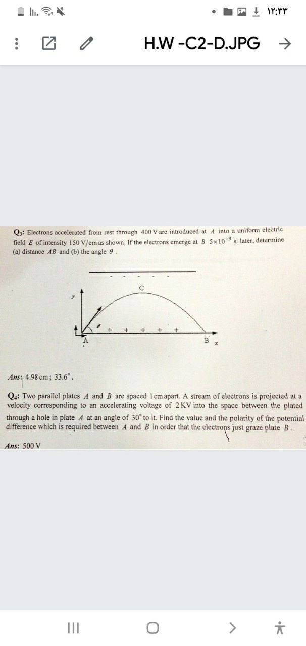 Answered Q3 Electrons Accelerated From Rest Bartleby