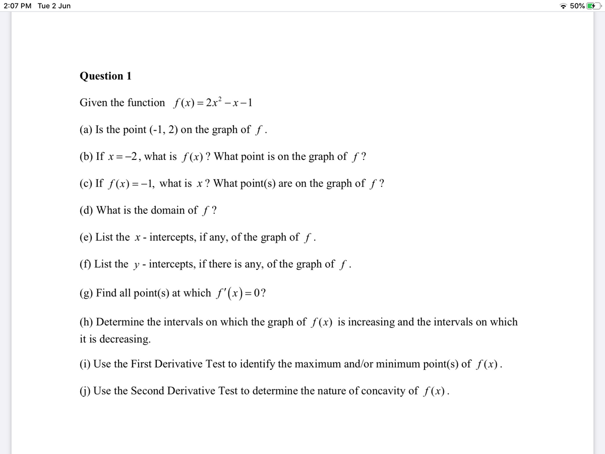 Answered 2 07 Pm Tue 2 Jun 50 Question 1 Bartleby