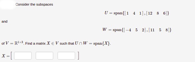 Answered U Span 1 4 1 12 8 6 W Span Bartleby