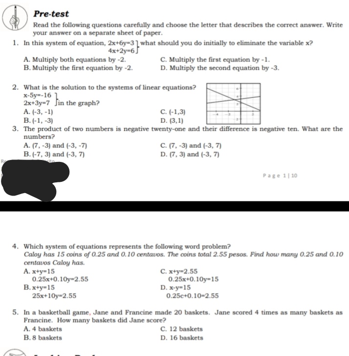 Answered 1 In This System Of Equation Bartleby