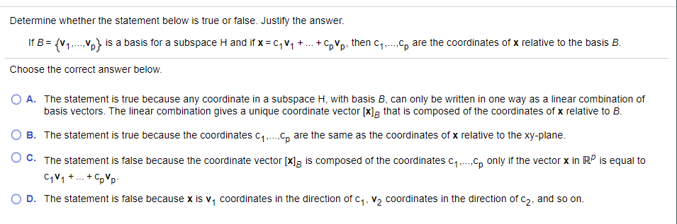 Answered Determine Whether The Statement Below Bartleby