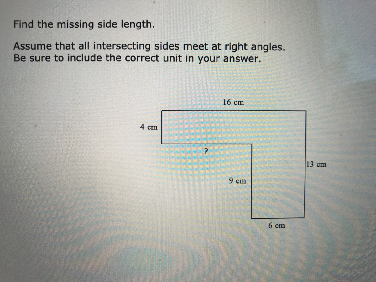 answered-find-the-missing-side-length-assume-bartleby