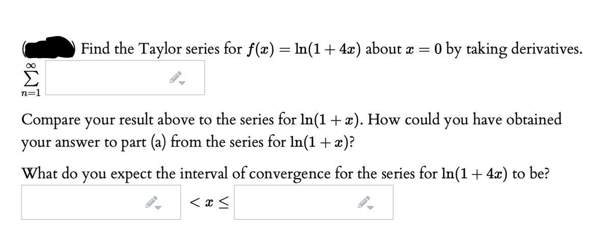 Answered Find The Taylor Series For F X Bartleby
