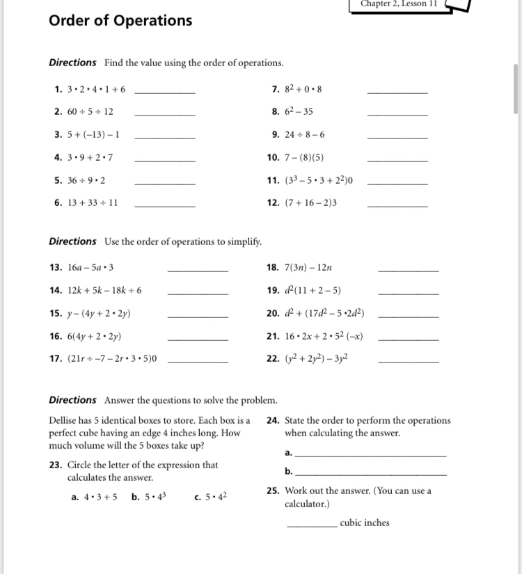 Answered: Directions Find the value using the… | bartleby