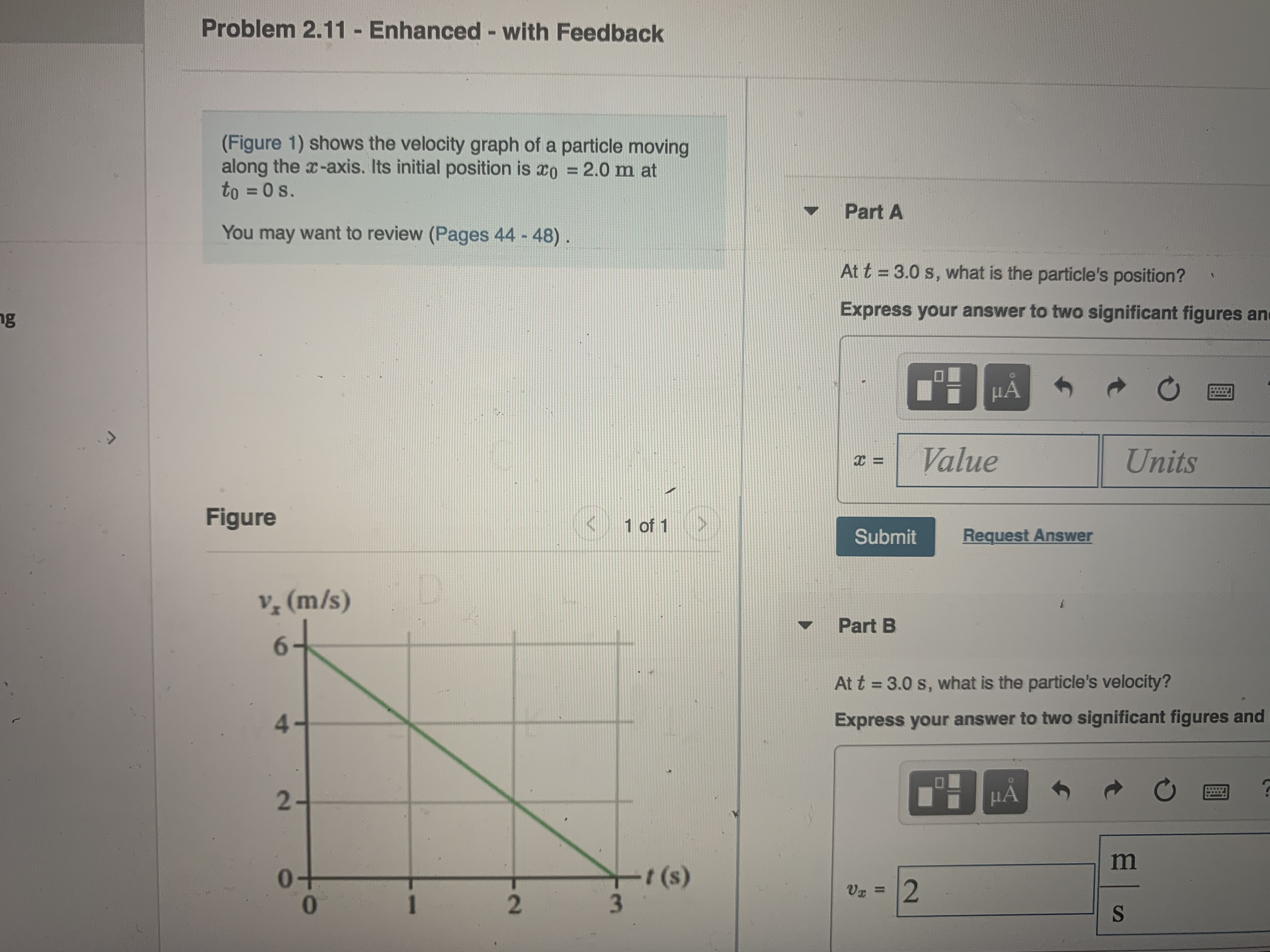 Answered Problem 2 11 Enhanced With Feedback Bartleby