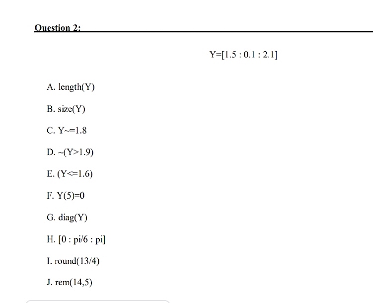 Answered Question 2 Y 1 5 0 1 2 1 A Bartleby