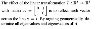 Answered The Effect Of The Linear Transformation Bartleby