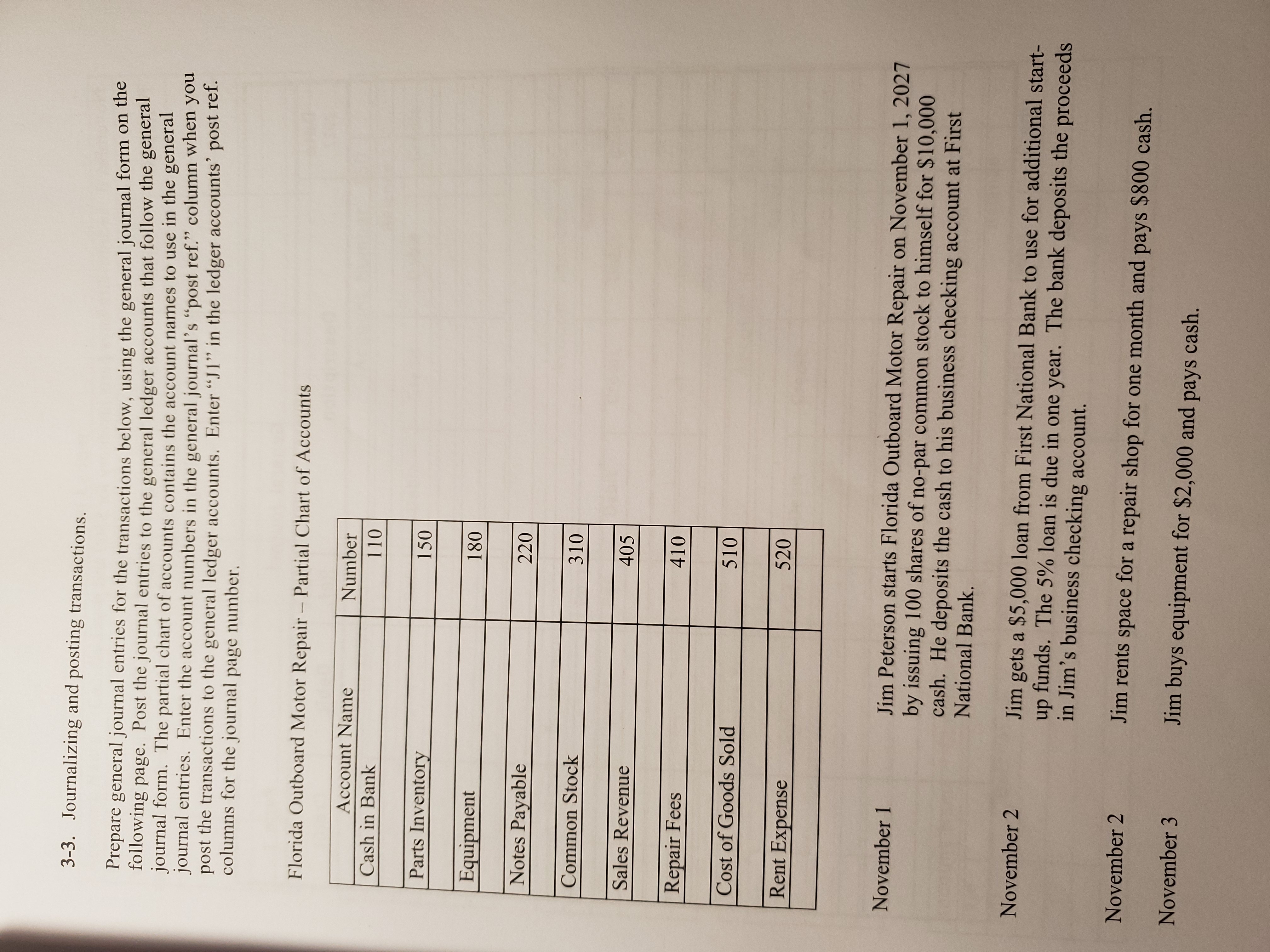 Answered 3 3 Journalizing And Posting Bartle