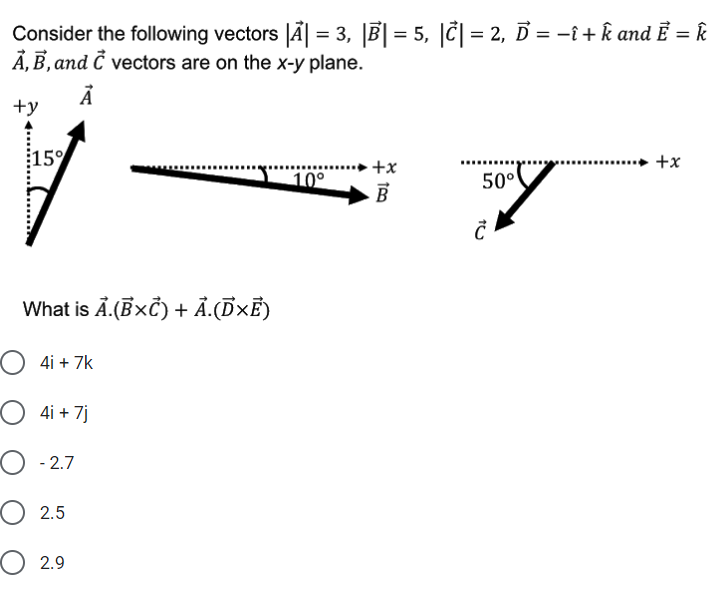 Answered Consider The Following Vectors A 3 Bartleby