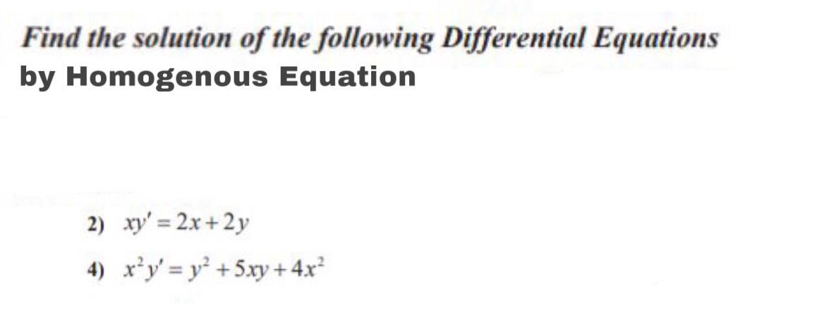 Answered Find The Solution Of The Following Bartleby