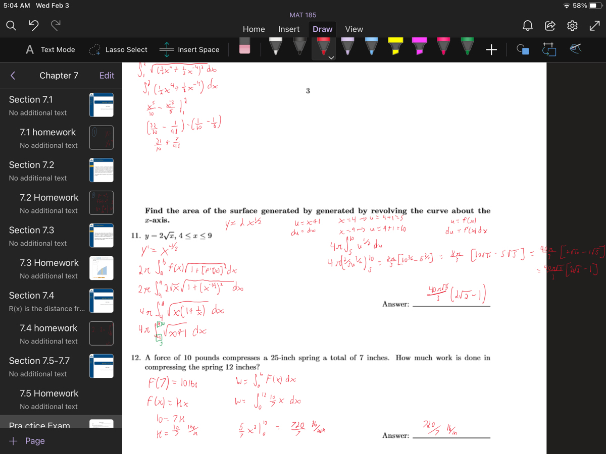 Answered Find The Area Of The Surface Generated Bartleby