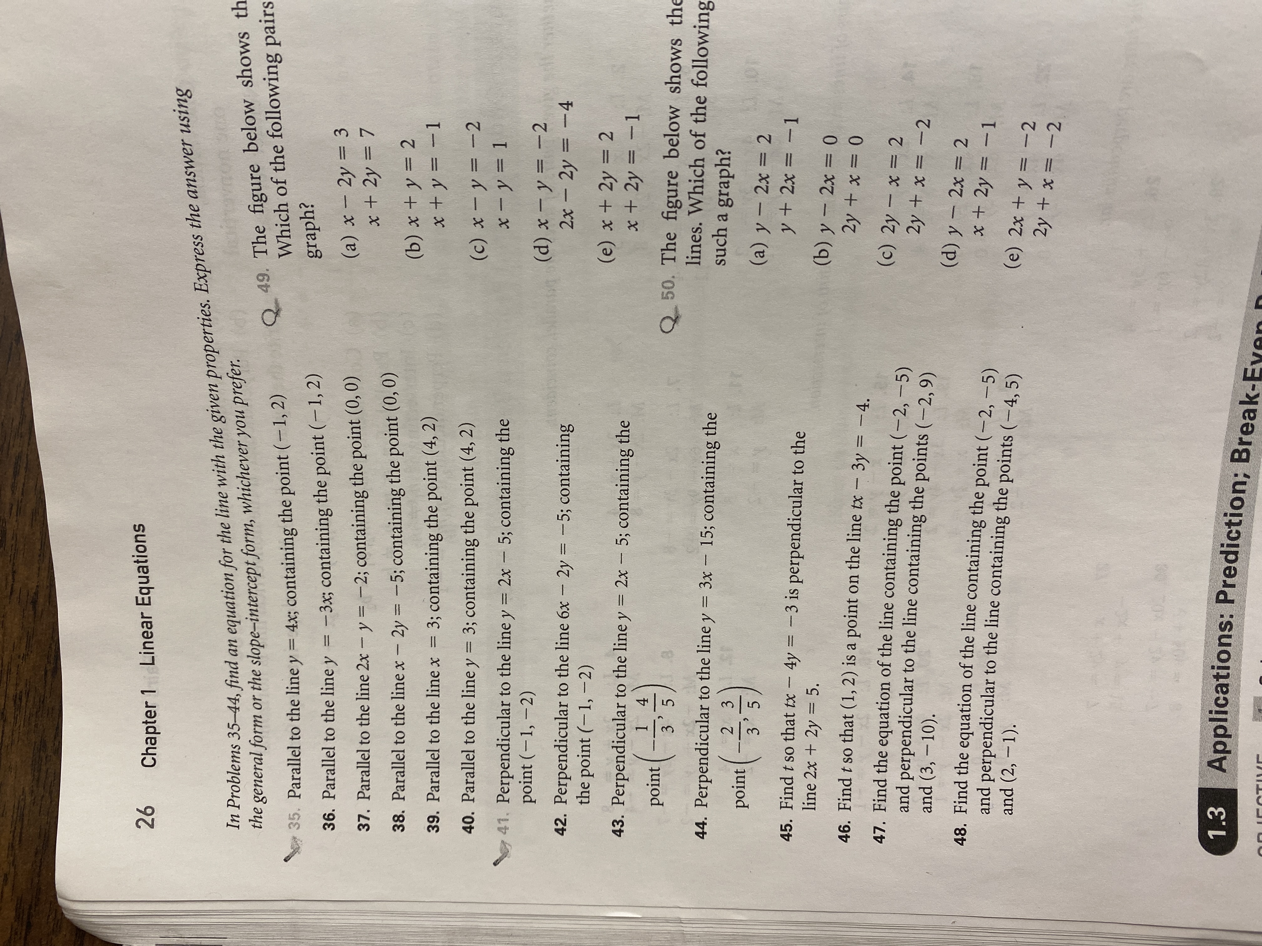 Answered 26 Linear Equations Chapter 1 M Bartleby