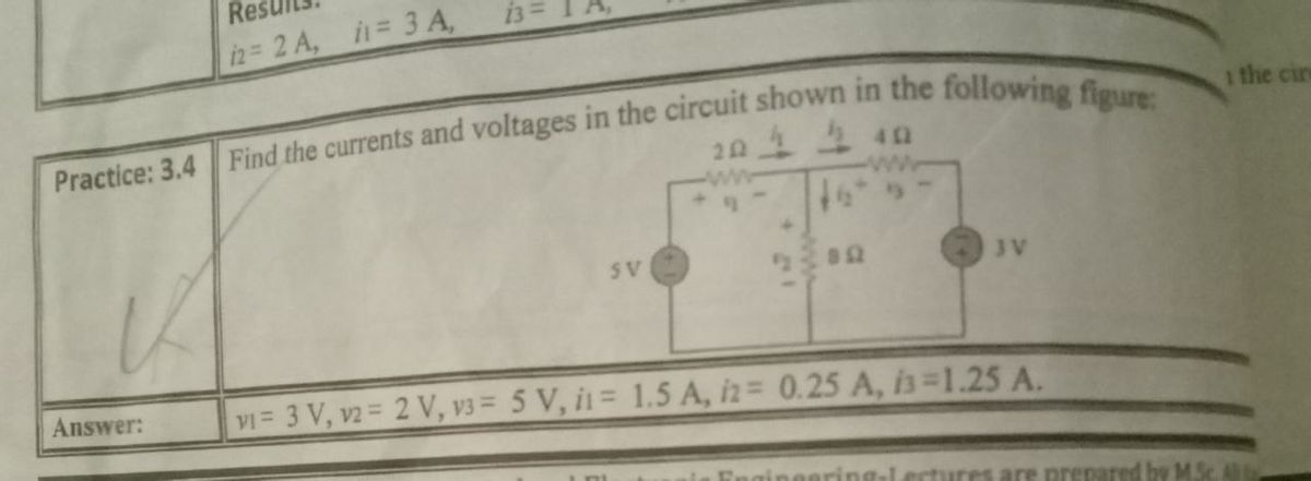 Answered 3 4 Find The Currents And Voltages In Bartleby