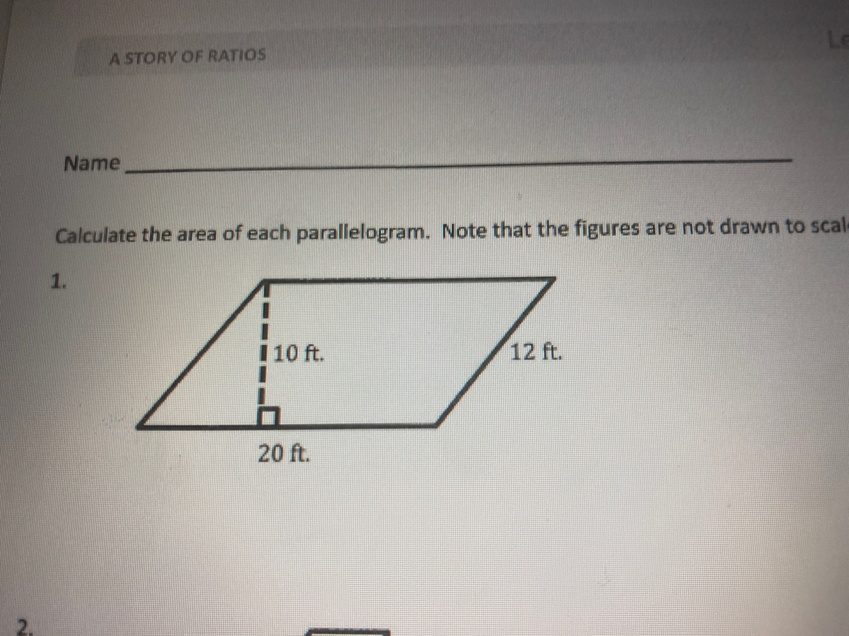 geometry assignment find the area of each answers