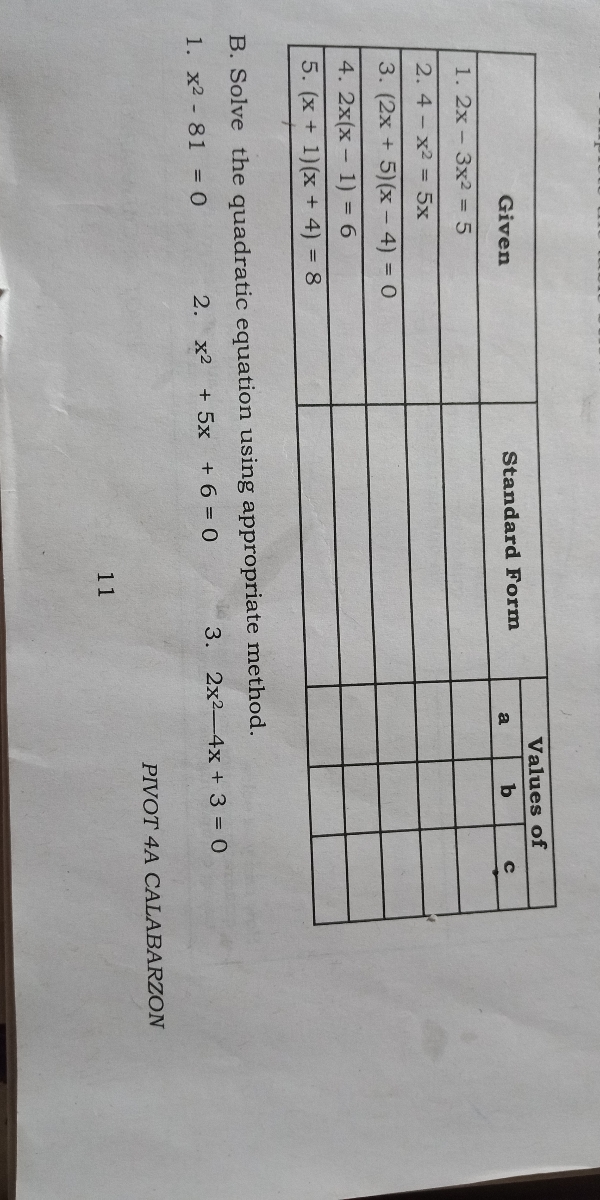 Answered Solve The Quadratic Equation Using Bartleby