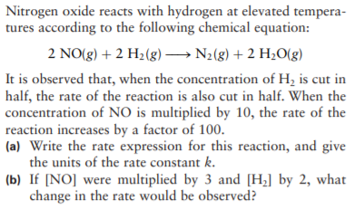 Nitrogen reacts with hydrogen