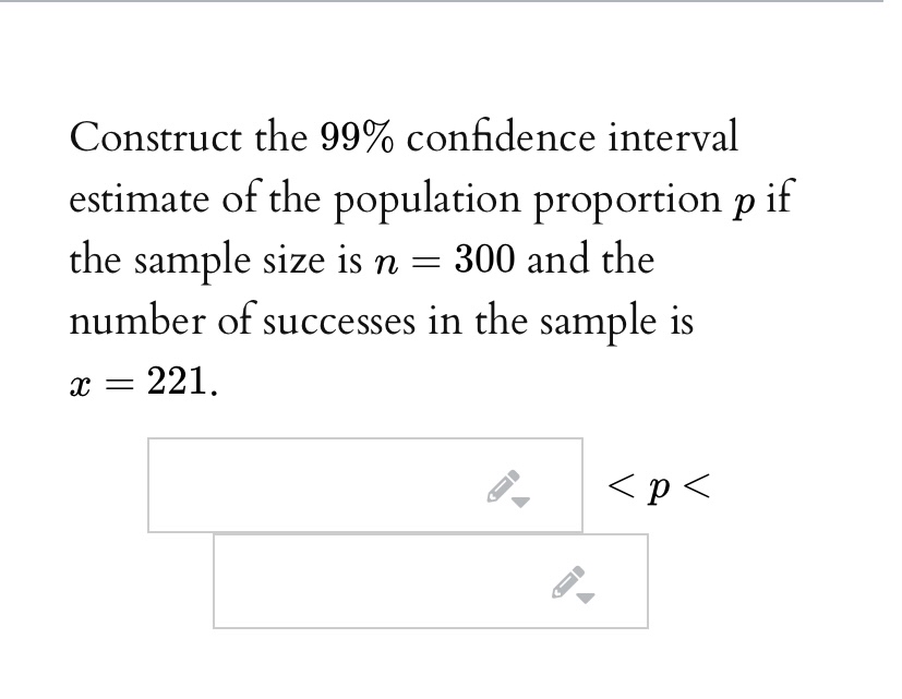 Answered Construct The 99 Confidence Interval Bartleby 4951