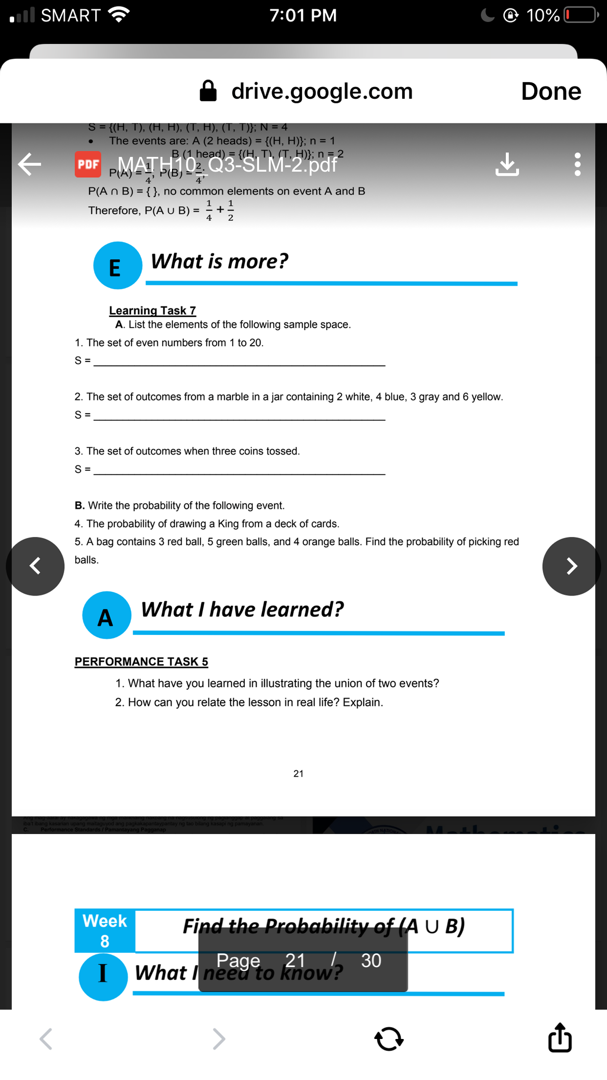 Answered: Learning Task 7 A. List the elements of… | bartleby