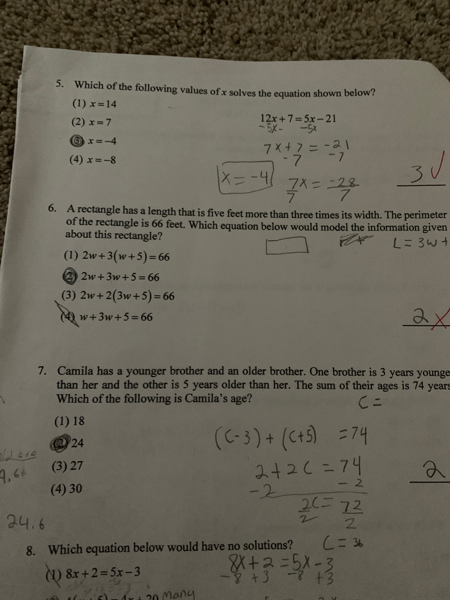 Answered A Rectangle Has A Length That Is Five Bartleby