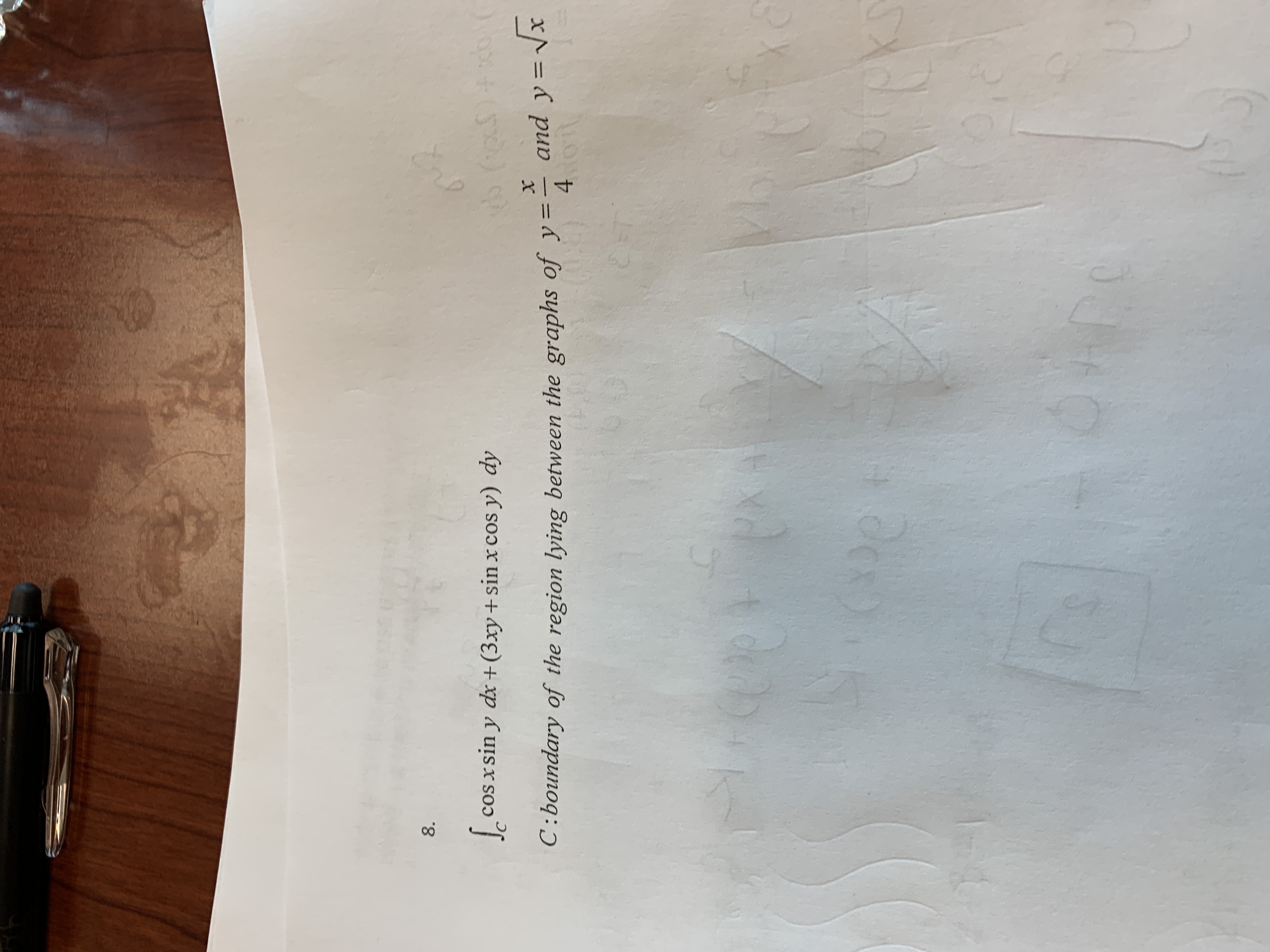 Answered 8 Cos X Sin Y Dx 3xy Sin X Cos Y Dy Bartleby