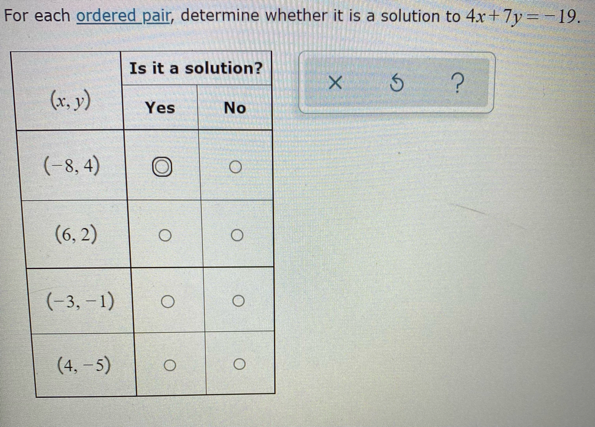 Answered For Each Ordered Pair Determine Bartleby