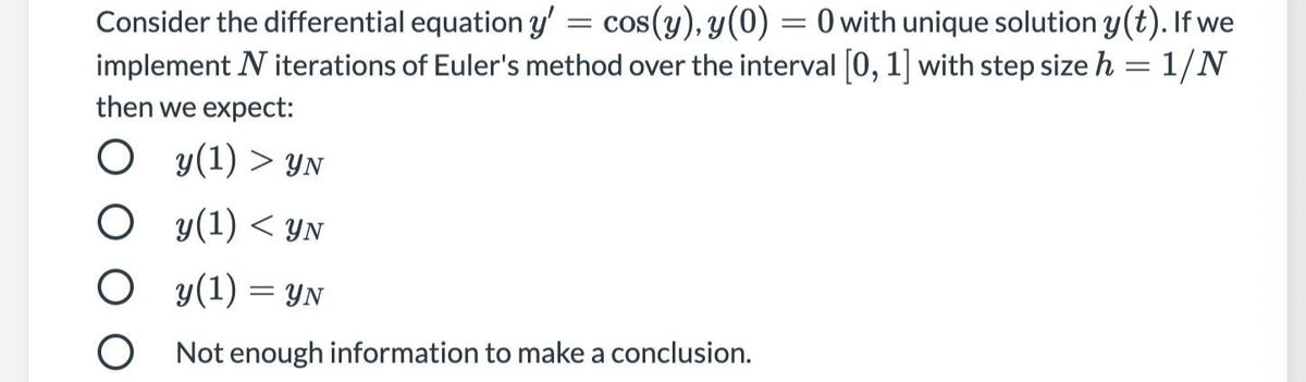 Answered Consider The Differential Equation Y Bartleby