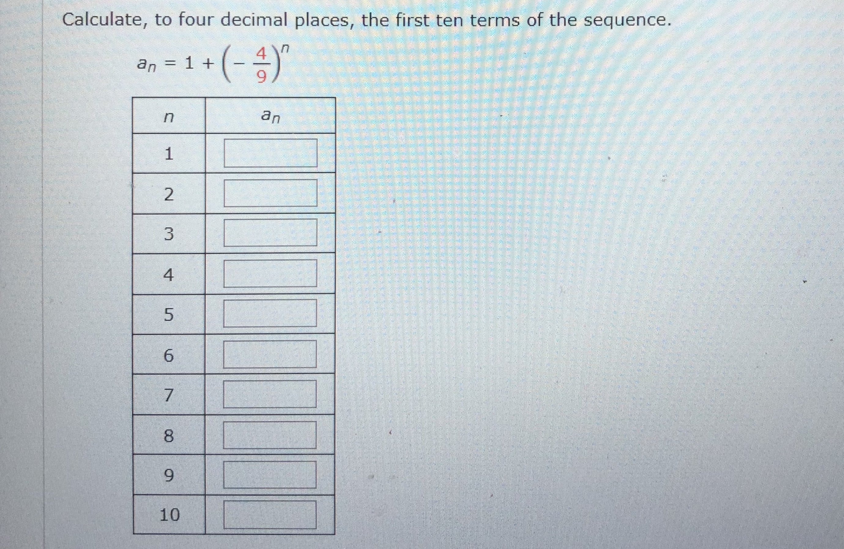 Answered: Calculate, to four decimal places, the… | bartleby