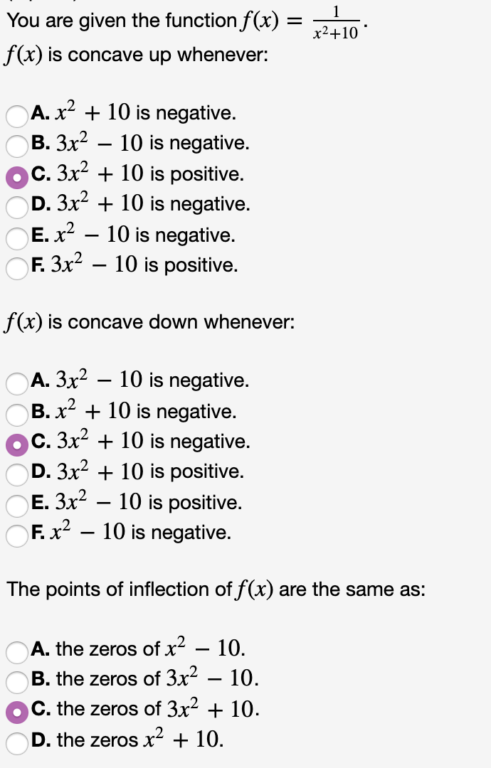 Answered 1 You Are Given The Function F X X2 Bartleby