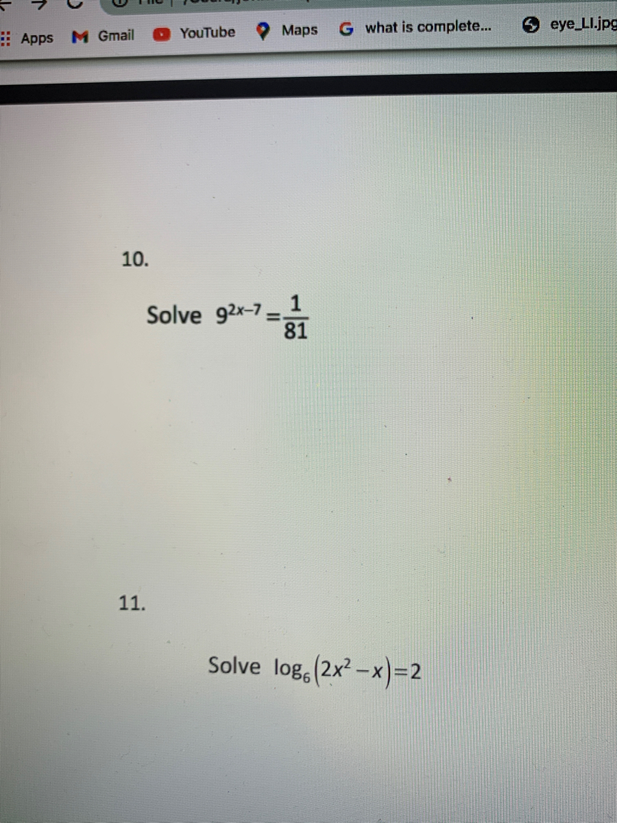 answered-10-solve-92x-7-1-81-11-solve-log-bartleby