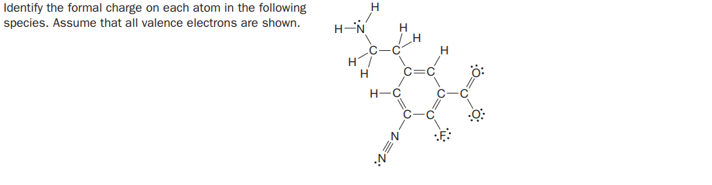 Answered: Identify the formal charge on each atom… | bartleby