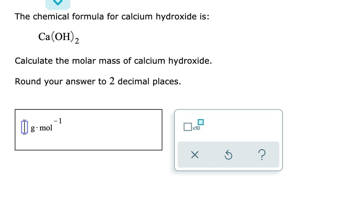 Formula calcium hydroxide Calcium hydroxide