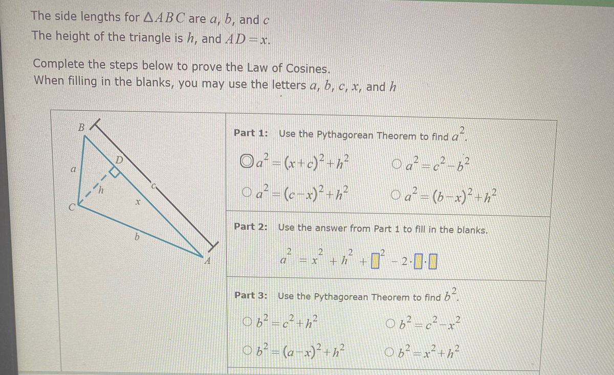 Answered The Side Lengths For bc Are A B And Bartleby