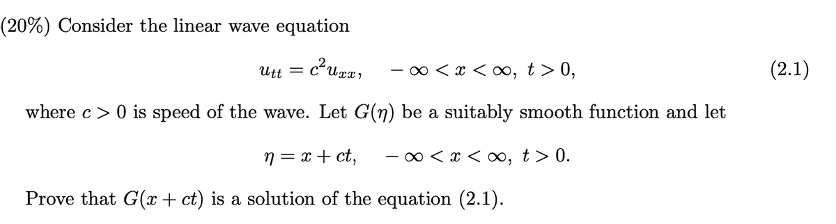 answered-0-consider-the-linear-wave-equation-bartleby