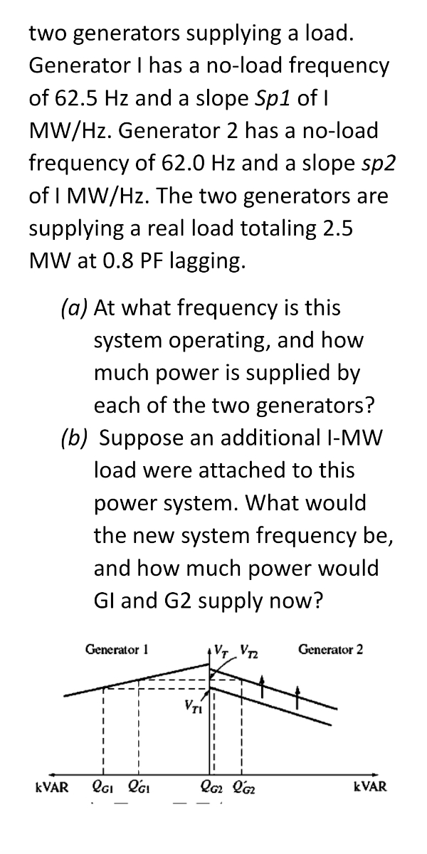 Answered Two Generators Supplying A Load Bartleby