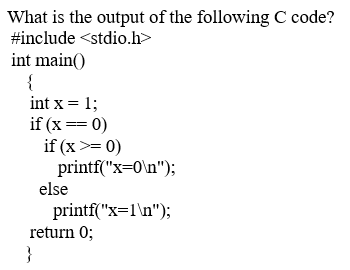 Answered: What is the output of the following C… | bartleby