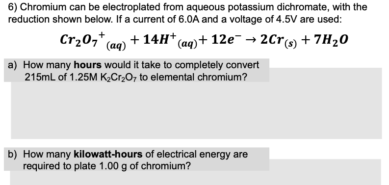 chromate chromium charge