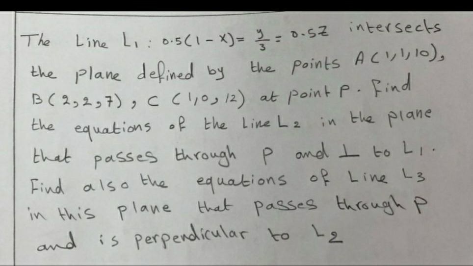 Answered Line Li 0 5 1 X G O Sz Intersects Bartleby