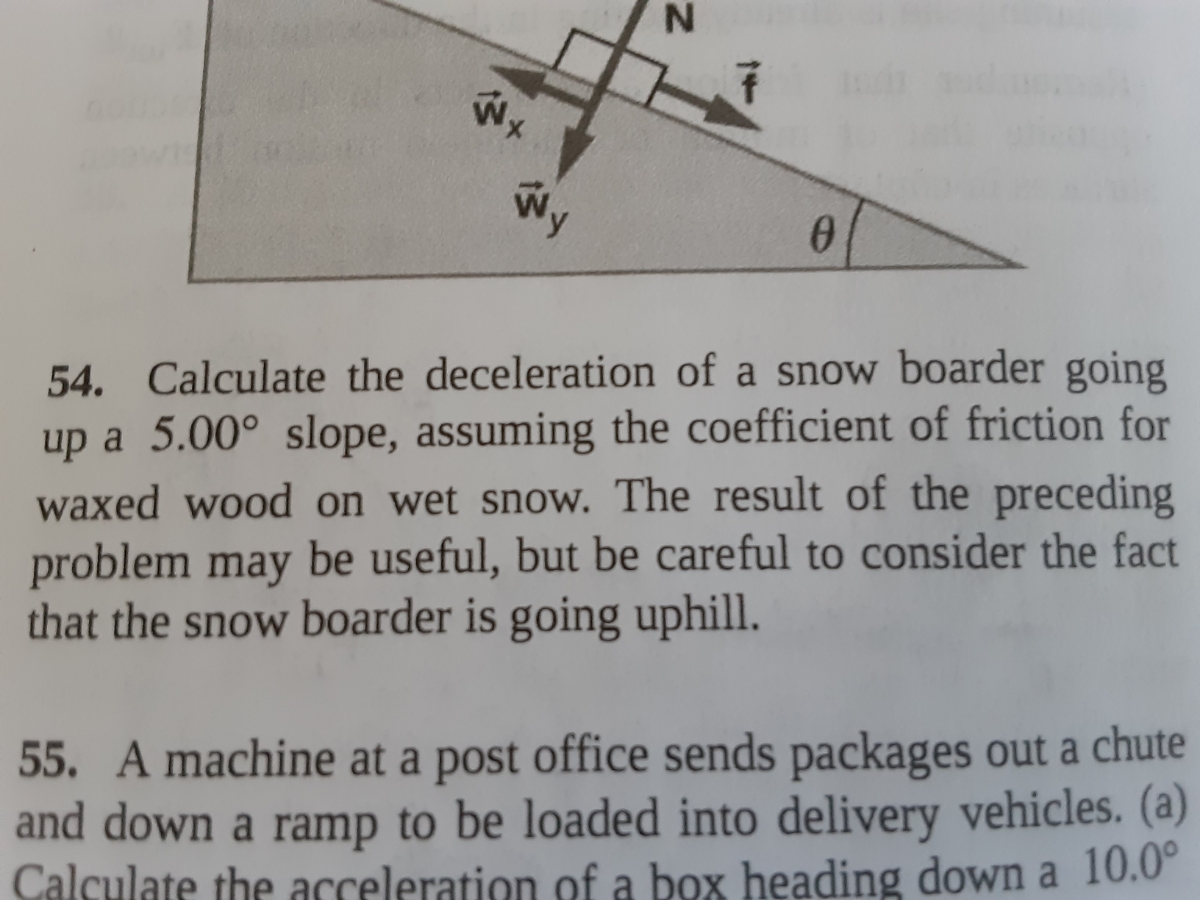 Answered: 54. Calculate The Deceleration Of A… | Bartleby