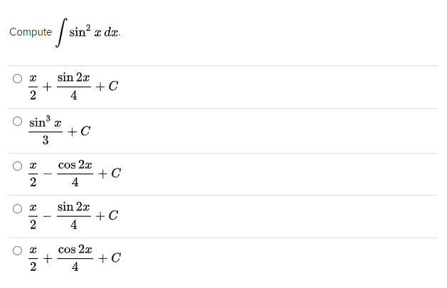 Answered Compute Sin Ae Dae Sin 2x C 4 Sin A Bartleby