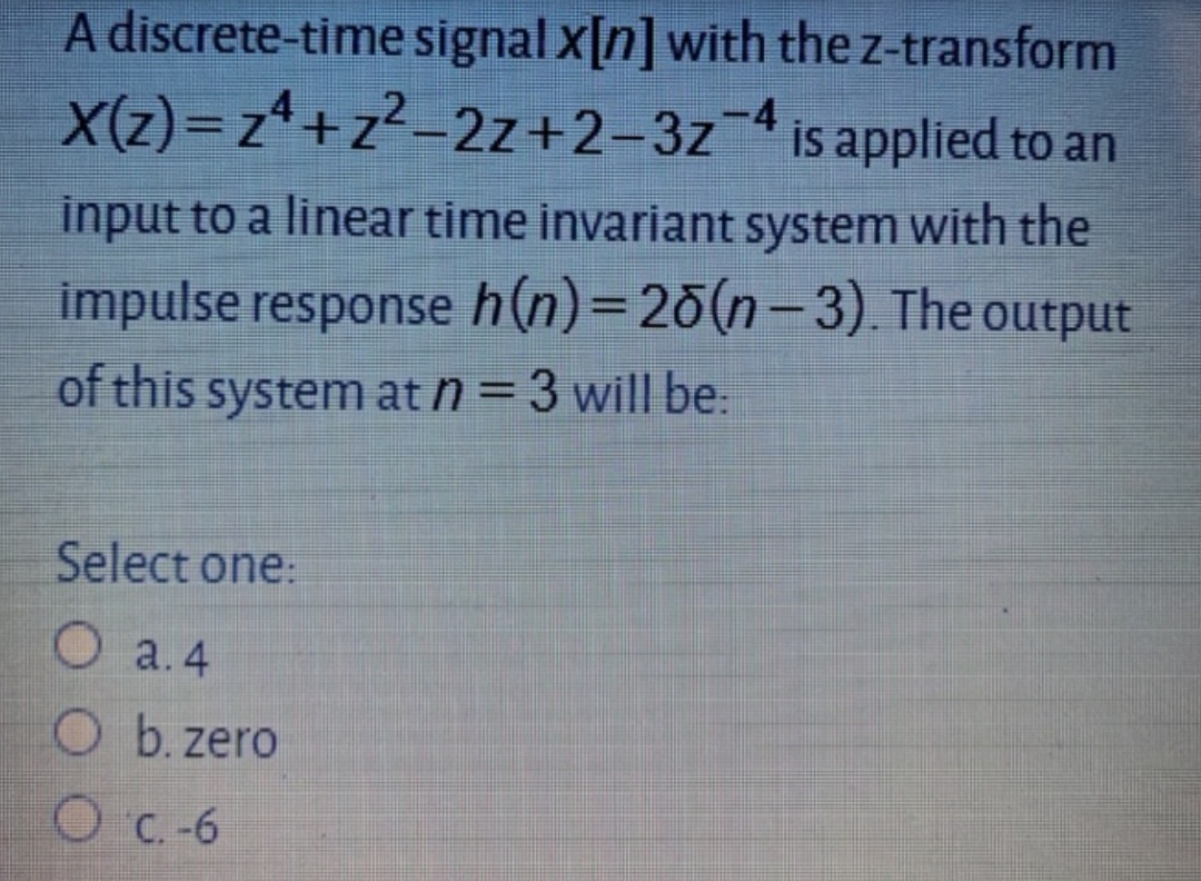 Answered A Discrete Time Signal X N With The Bartleby