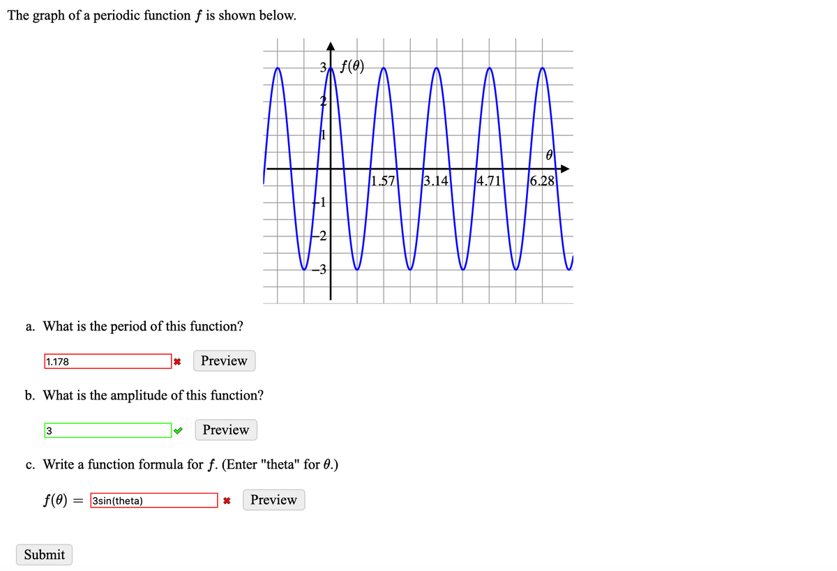 Answered: What is the period of this function?… | bartleby