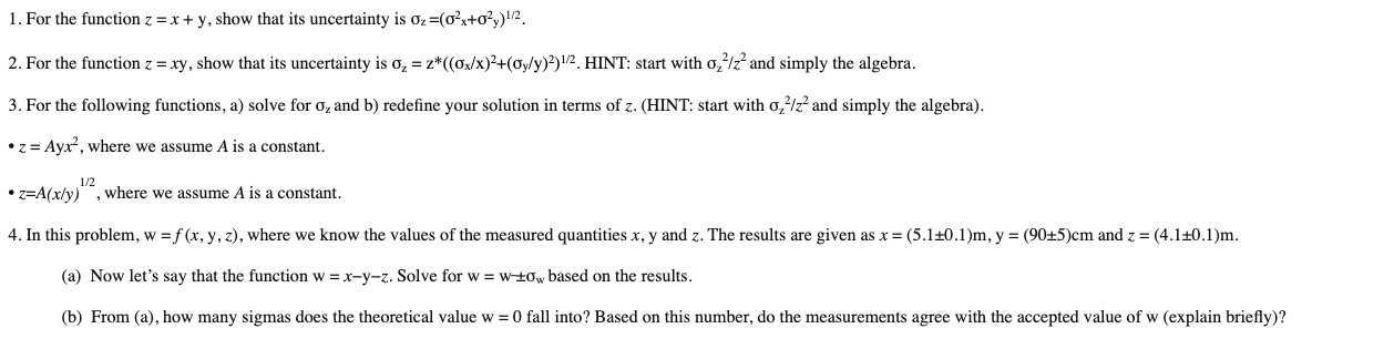 Answered 1 For The Function Z X Y Show That Bartleby