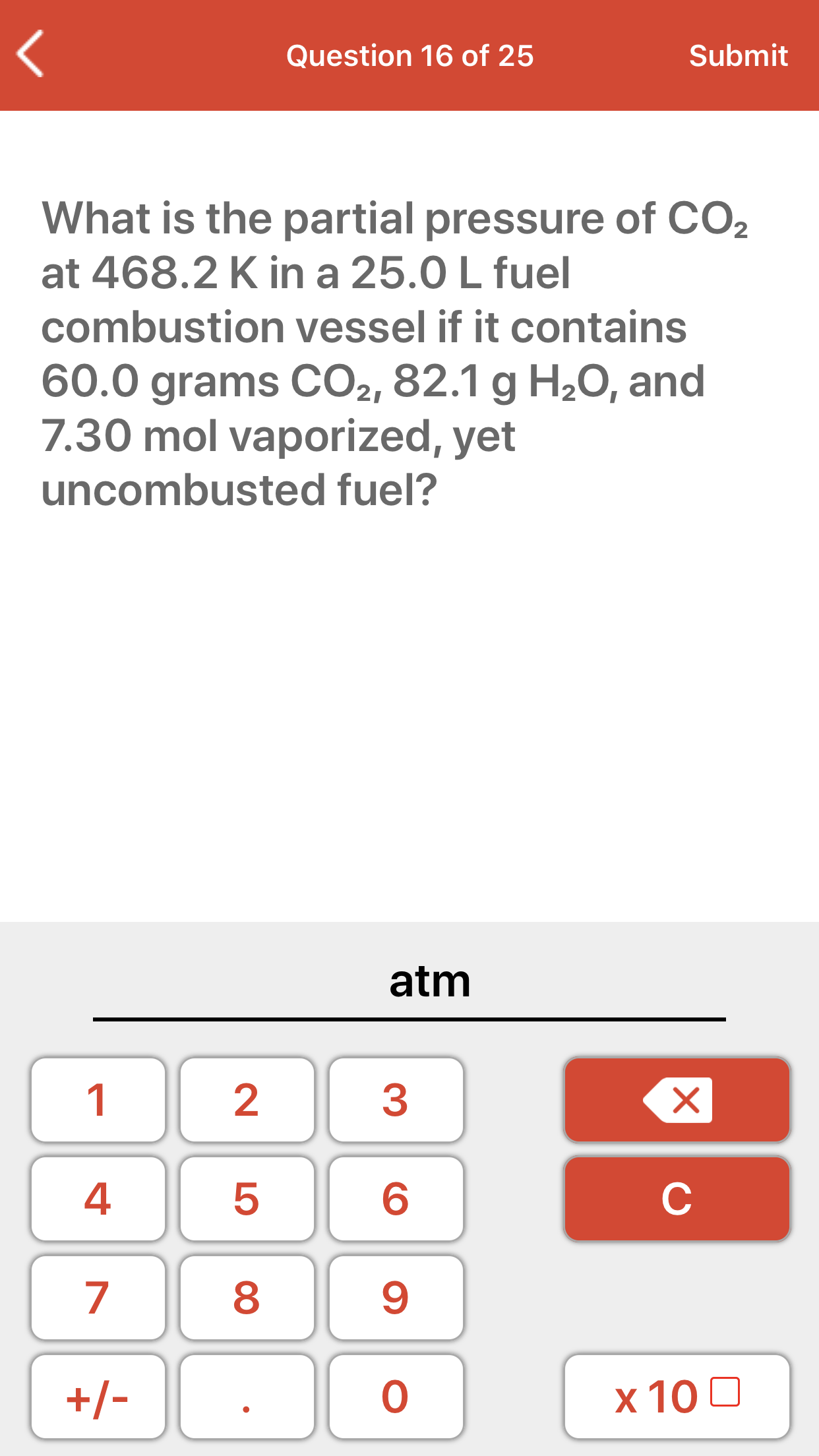 Partial Pressure Of Co2 In Atm