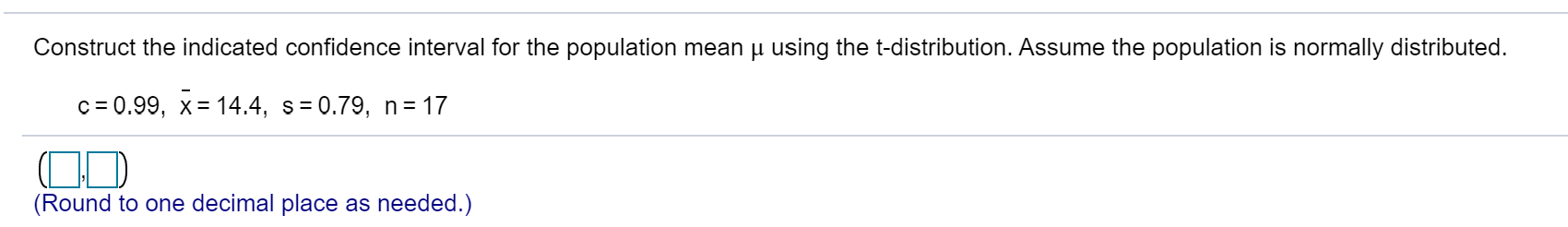 Answered Construct The Indicated Confidence Bartleby