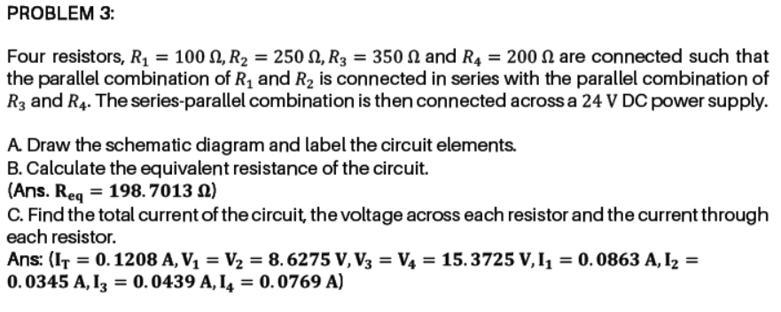 Answered Four Resistors R1 100 N R2 250 N Bartleby