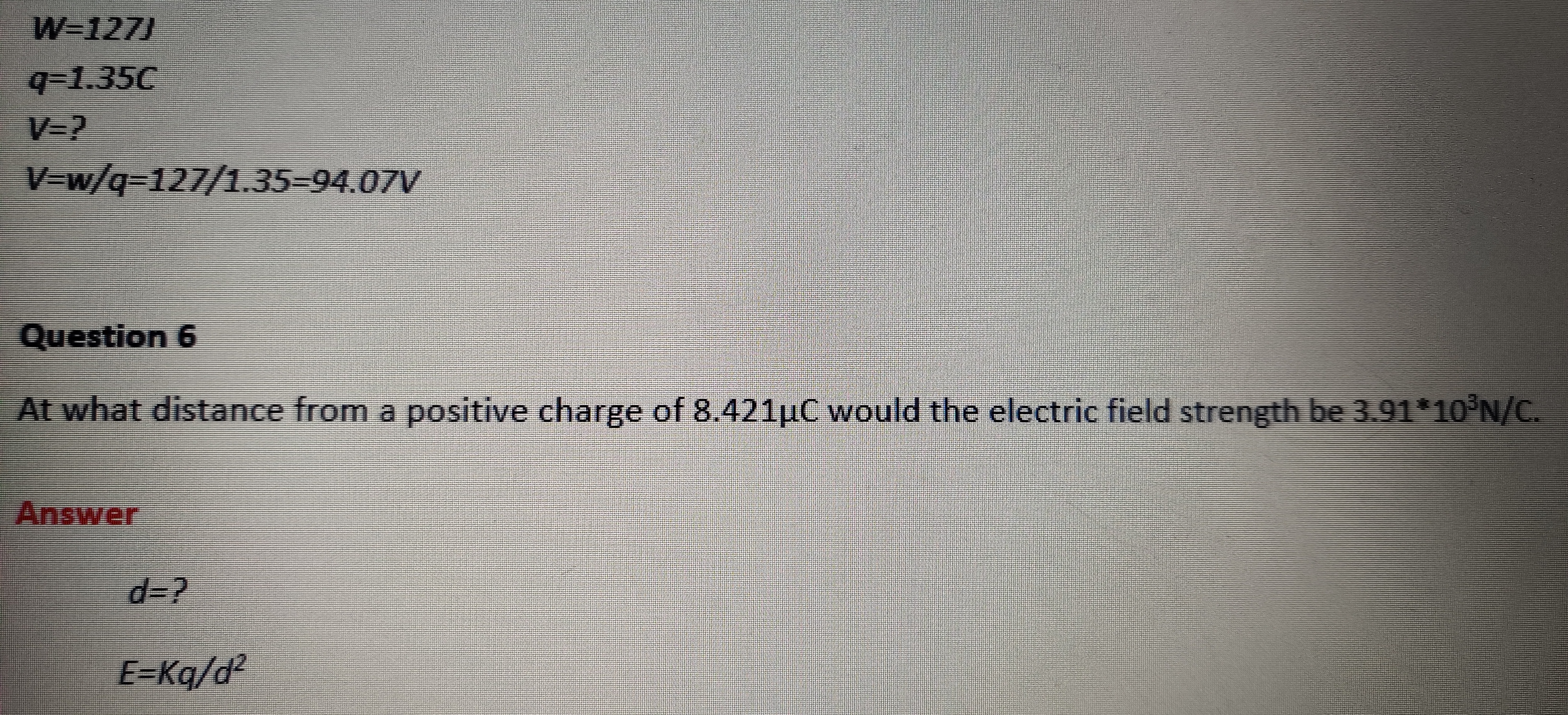 Answered W 127j Q 1 35c V Bartleby